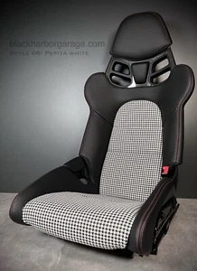 Porsche 992 991 918 981 Pepita Inserts Bezüge Bucket LWB Seats GT3 Schalensitze - Picture 1 of 5