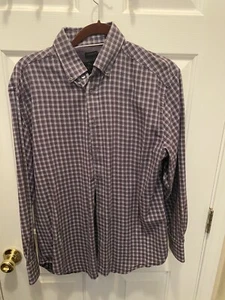 Jos A Bank Mens Reserve Long Sleeve Button Up Dress Shirt Traditional Fit Size M - Picture 1 of 11