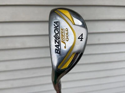 LH Tour Edge Bazooka JMax Gold 24 Degree 4 Iron-Wood Hybrid w/ Graphite R Flex - Image 1 of 4