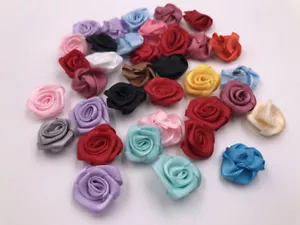 20 PIEZAS Cinta de Satén Color Rosa Flor 16mm Apliques/Adornos/Artesanía/Costura/Arco Regalo - Imagen 1 de 2