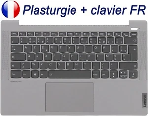 Plasturgie Gris Platine + Clavier Français AZERTY pour LENOVO IdeaPad 5-14 - Afbeelding 1 van 4