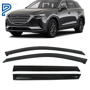 Window Visor Vent Sun Shade Rain Guard 4PCS For Mazda CX-9 CX9 2016 2017 18-2021 - Picture 1 of 21