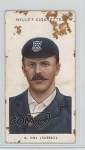 1908 Wills Cricketers Tobacco Small S G Cox #50