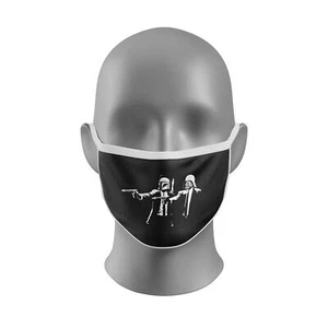 PULP fiction + Star Wars Darth Vader Jango Boba Fett FACE MASK Sci-fi Movie Fun - Picture 1 of 12
