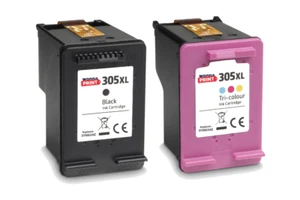 305 XL Black and Colour Ink Cartridges Combo Pack For HP Deskjet 2700 printer - Picture 1 of 1
