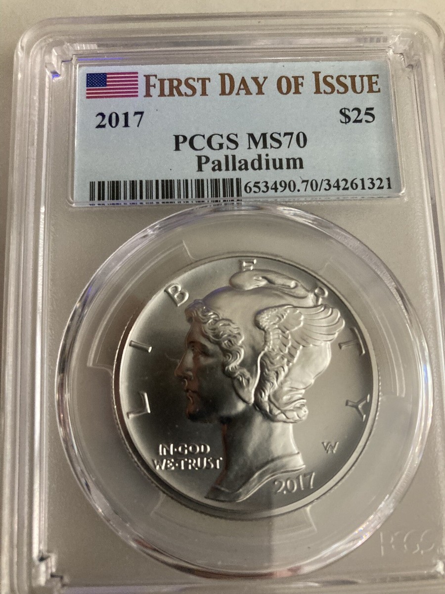 2017　パラジウム イーグル　モダン　NGC MS70ER　　E1 2017 パラジウム イーグル モダンコイン NGC MS70ER E1