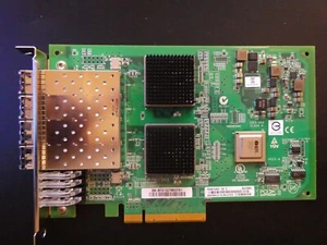 QLOGIC 8Gb 4-port FC HBA with SFPs QLE2564-WB PX4810402-06 - Picture 1 of 3
