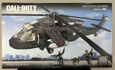 Mega Bloks Call of Duty Ghosts Tactical Helicopter 06858 NEW Retired Set - Image 1 of 3