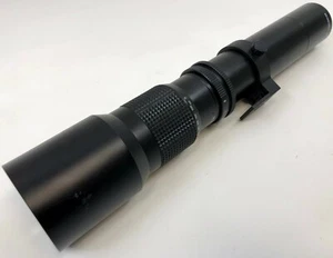 Opteka 500mm Super Telephoto F/8 F 8.0 HD/MC Camera 2X Converter Zoom Lens - Picture 1 of 10