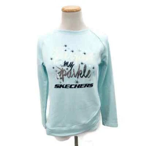 NWT girls Skechers light blue active sweatshirt in 14/16 - Picture 1 of 4