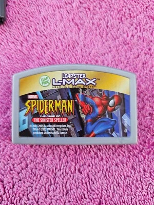 LeapFrog Leapster L-Max Marvel Spider-Man The Case Of The Sinister Speller Game - Image 1 of 2