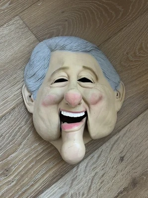 Vintage Bill Clinton Rubber Mask Presidential Mask w Moving Mouth Fun Rare - Image 1 of 3