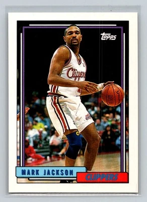 1992-93 Topps #325 Mark Jackson Los Angeles Clippers Basketball Card - Image 1 of 2