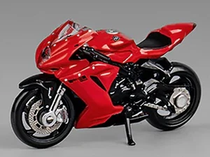 2022 MV Agusta F3 Rosso Motorcycle Red Diecast Model 1/64 by CM Model - Picture 1 of 3
