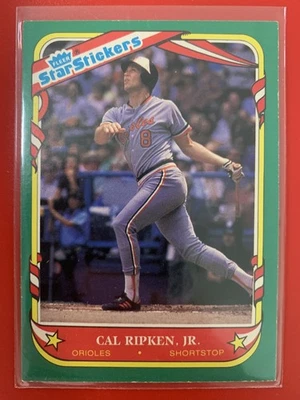 1987 Fleer Star Stickers Cal Ripken, Jr. #101 Baltimore Orioles - Image 1 of 2