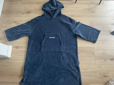 Badeponcho Strandtuch Mikrofaser schnelltrockend Unisex Bademantel Poncho Kapuze - Bild 1 von 4