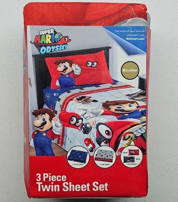 Super Mario 3 шт. набор простыней-близнецов новый - Изображение 1 из 4