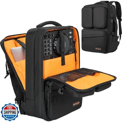 AKOZLIN DJ Mixer Travel Backpack For DDJ Controller FLX4 DJ Lite SB DJ 400 Wi - Image 1 of 4