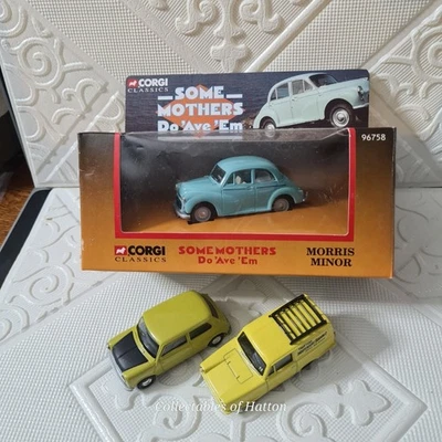 Corgi some mothers do ave em morris minor 96758 & del boy reliant etc tv diecast - Image 1 of 4