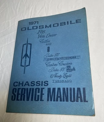 1971 Oldsmobile шасси магазин сервис ремонт руководство Delta 88 Cutlass 442 Toronado - Изображение 1 из 4