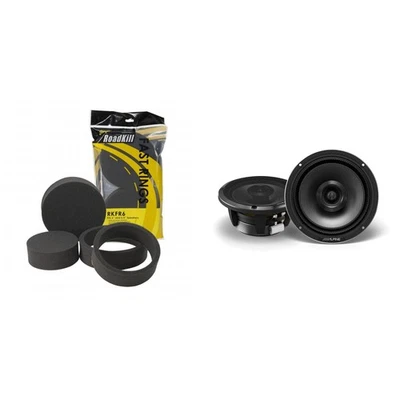 Alpine HDZ Status 6.5" Coaxial with RKFR Foam Fast Ring Speaker Enhancement Kit - Image 1 of 4