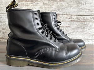 Doc Dr. Martens 1460 Pascal Virginia schwarze Lederstiefel Damengröße 11 Herren 10 - Bild 1 von 6