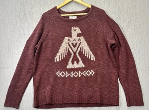 Ariat Eagle Sweater Fired Up Windsor Wine Sweater Women’s Size 2XL - Picture 1 of 7