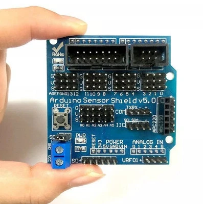 Sensor Shield V5.0 Sensor Expansion Board for Arduino UNO R3 /MEGA UK Stock - Image 1 of 4
