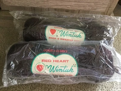 Yarn by Red Heart Wintuk Sock Sweater Yarn #357 Chestnut Brown 2 Skeins 3 Ply - Image 1 of 4