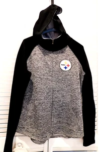 Pittsburgh Steelers NFL Football Damen Kapuzenjacke mit Reißverschluss, Large, neu ohne Etikett - Bild 1 von 2