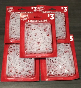 Christmas Holiday Light Mounting Clips Indoor Outdoor Plastic - 300 COUNT - Picture 1 of 3
