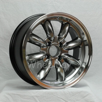 RUEDA ROTA 1 PIEZA RB 15X7 4X108 30 R HYPERBLACK VERSIÓN ENCENDEDOR TAPA PEQUEÑA Foto 1 de 2