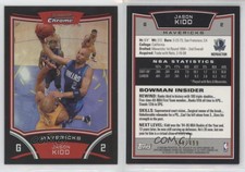 2008-09 Bowman Draft Picks & Stars Chrome Refractor /499 Jason Kidd #2 HOF