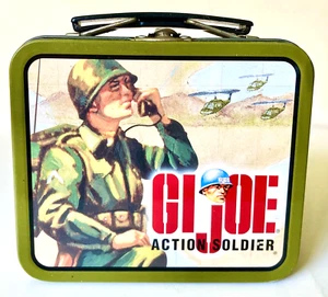 Mini lonchera de metal GI Joe Action Soldier 1998 de colección - Imagen 1 de 7