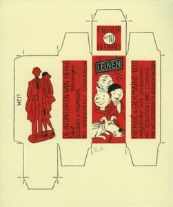 STANISLAS LES AVENTURES D'HERGE 1999 EX-LIBRIS#10 -100 ex. n°/signés-SERIGRAPHIE - Picture 1 of 1