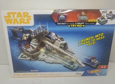 Hot Wheels Star Wars Star Destroyer Slam & Race Launcher, Juego Foto 1 de 4