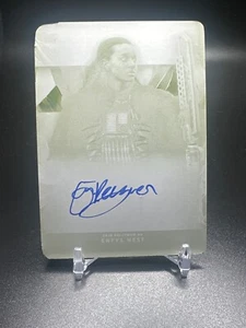 2024 Topps Star Wars Masterwork Erin Kellyman Enfys Nest Auto Printing Plate 1/1 - Picture 1 of 2
