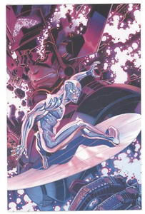 Silver Surfer Black 1 Marvel 2019 NM- 1:100 Nick Bradshaw Virgin Variant Galactu - Picture 1 of 2
