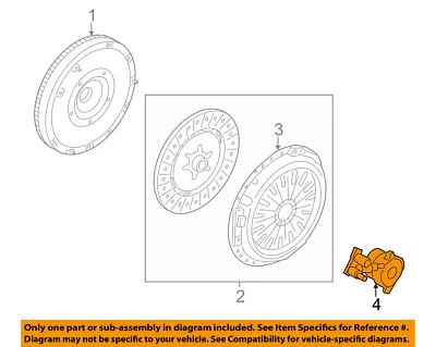 FORD OEM 13-15 Fusion-Clutch Slave Cylinder DG9Z7A564B - Image 1 of 2