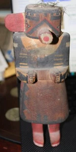 Antique 1910's Tall Painted Kachina Doll Southwestern Native American 7" - Picture 1 of 12