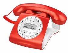 Telefono Fisso a Filo Tim Sirio Classic, Rosso