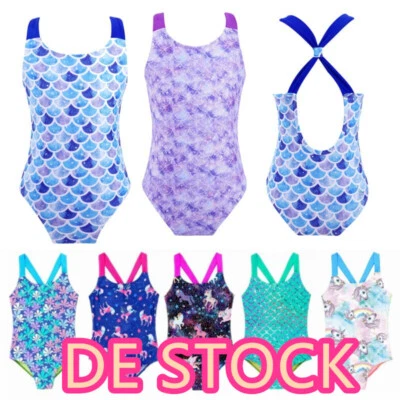 CHICTRY DE~Kinder Mädchen Badeanzug Einteiliger Hawaii Bikini Strand Bademode Badeanzüge