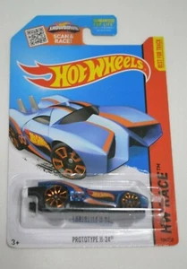 2014 HOT WHEELS HW RACE - PROTOTYPE H-24 BLUE - Picture 1 of 3