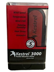 Weather Station Hunting Kestrel 3000 Pocket Wind Meter - Red Free Shipping