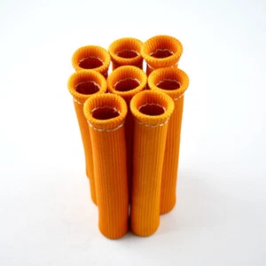 Popular 8PCS Orange Spark Plug Wire Protector Sleeve Heat Shield Cover - Picture 1 of 7