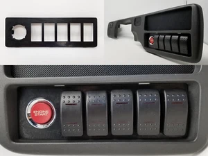 1992-1995 Honda EG Civic Radio S2000 Push Start Panel + Switch Plate 93 94 trim - Bild 1 von 9