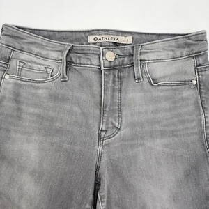 ATHLETA Sculptek Skinny Jeans Womens Size 2 Light Wash Gray Stretchy Denim Pants - Picture 1 of 10