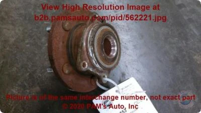 Buje de rueda delantero usado se adapta a: Dodge Caravan 2012 delantero grado A Foto 1 de 4