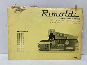 RIMOLDI 327-00-1CD-01 SPARE PARTS CATALOGUE N. 61 *FREE SHIPPING* - Picture 1 of 3