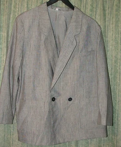 SMART Grey jacket size XL 23 % wool & 24% cotton EXCELLENT condition - Picture 1 of 8